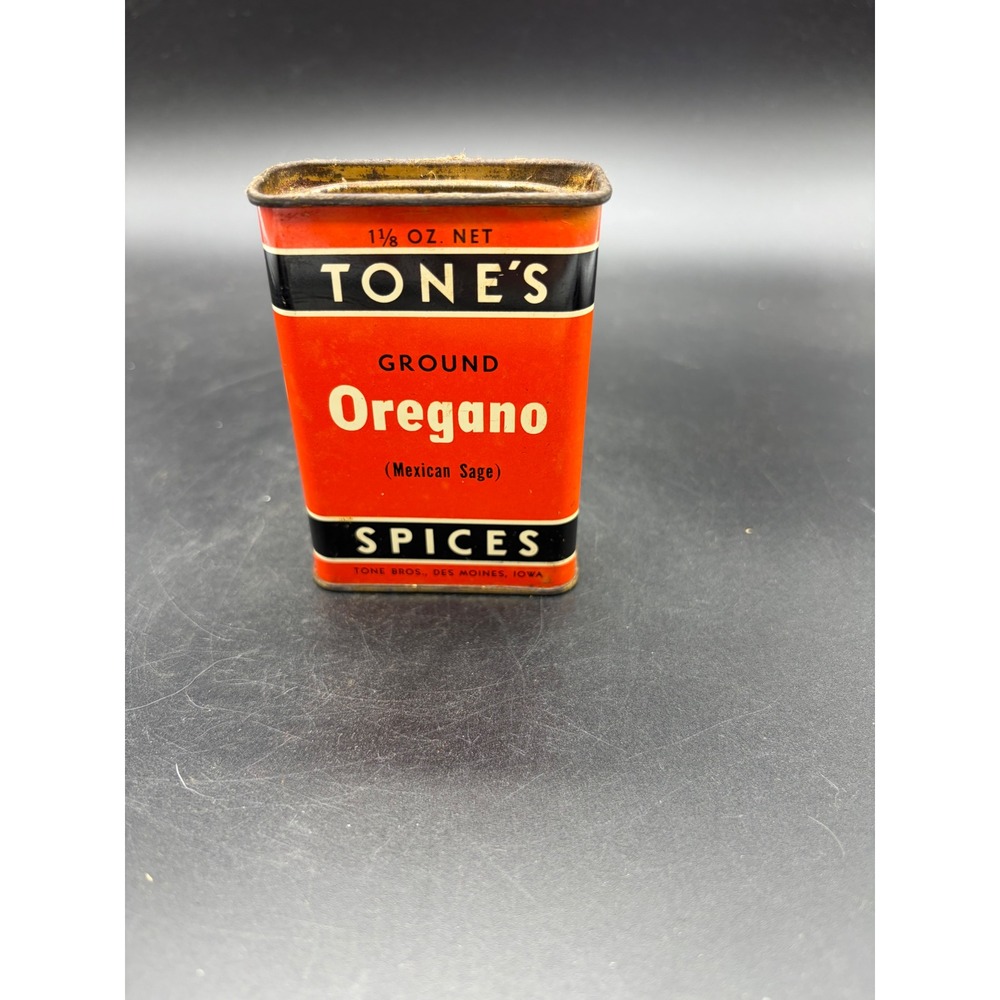 Vintage‎ Tone's Ground Oregano Tin